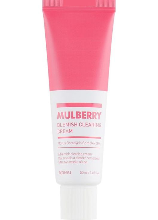 A'pieu Крем для проблемної шкіри з екстрактом лісових ягідg 50 мл Mulberry Blemish Clearing Cream — Крем, Південна Корея (368876095)