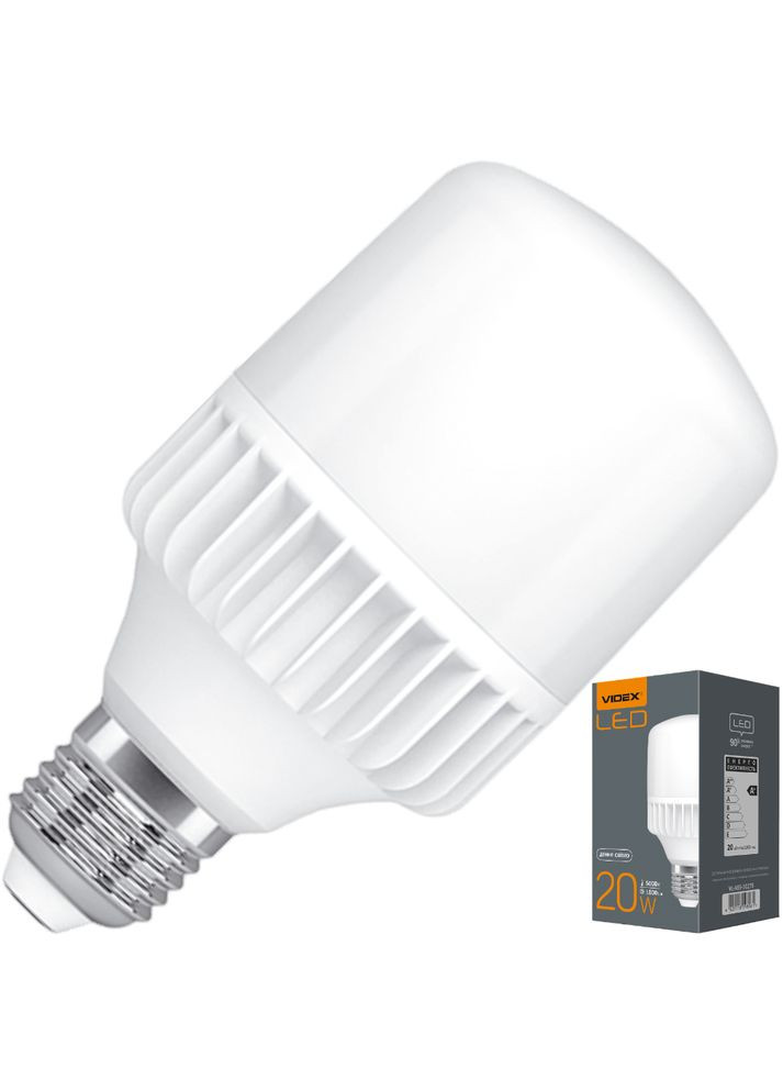Светодиодная лампа A65 20W E27 5000K (VLA65-20275) Videx (282312763)