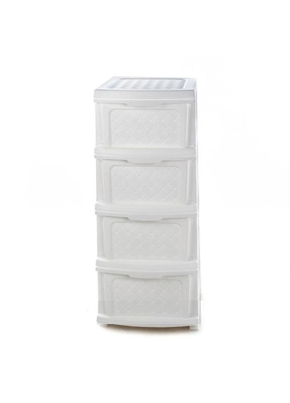 Комод пластиковий білий "Компакт Плюс", ящиків 4 R-Plastic (345122271)
