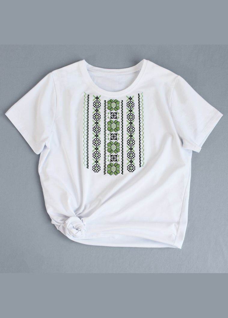 Вышитая женская футболка Ladan - (301026299)