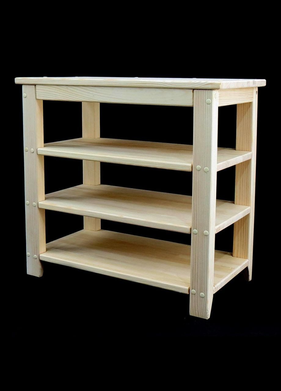 Полка для обуви из дерева Мартален 60 бланже (ПДО-607501) No Brand (327845434)