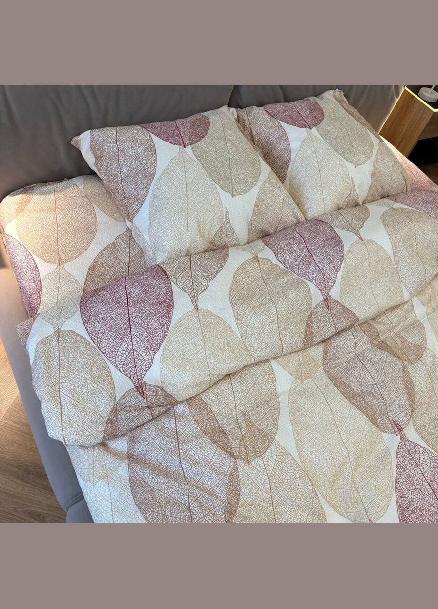 Комплект постельного белья семейный бежевый Жатка 68253 Ananasko (317433347)