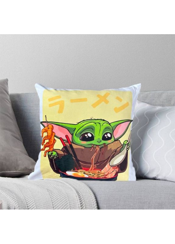 Подушка 3D Малюк Йода 2544_D 11995 35х35 см FlexDress (368783658)