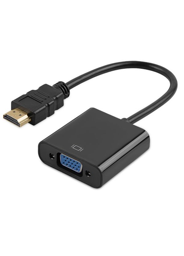 Переходник HDMI M-VGA F черный (без звука) OEM China (352528202)