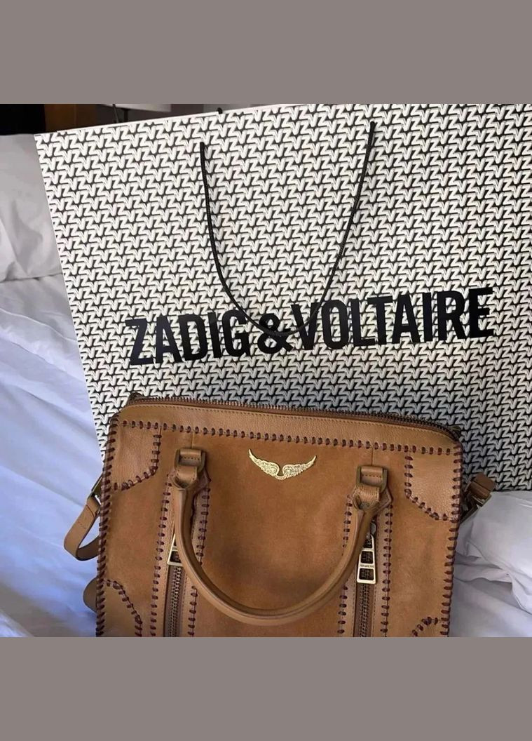 Элегантная сумка Sunny Medium 2 LWBA02254 из натуральной кожи Zadig & Voltaire (322650723)