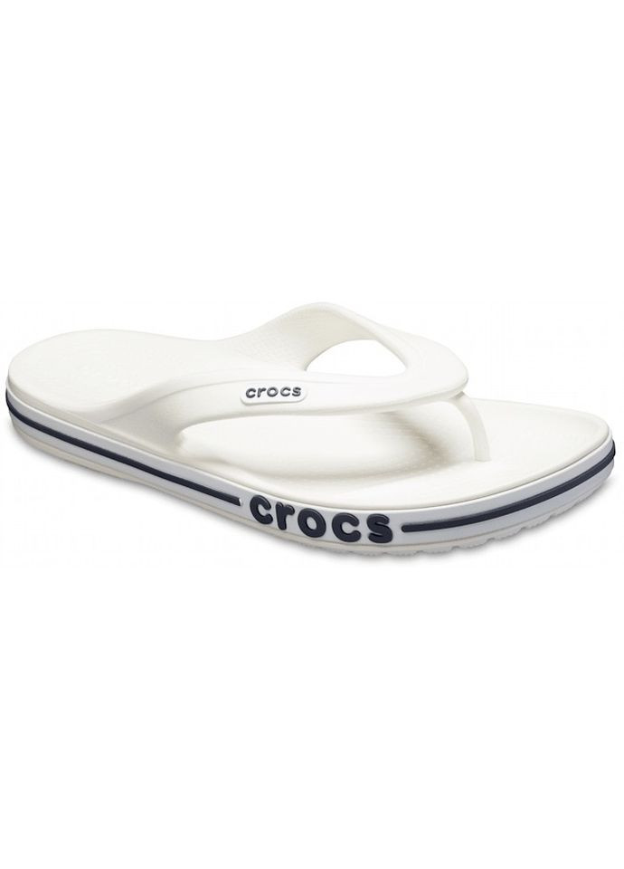 Белые пляжные вьетнамки flip white 205393 Crocs