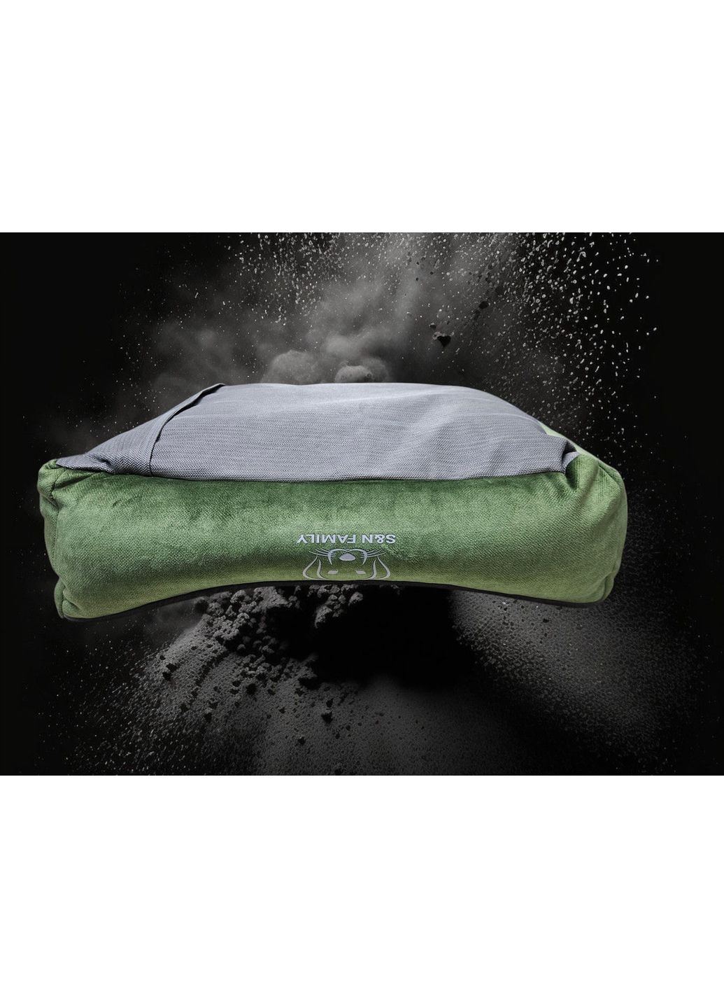 Лежанка 100х70х20см из текстиля для средних собак "Topaz Green 33 " (Зеленый) S&N Family (361204498)