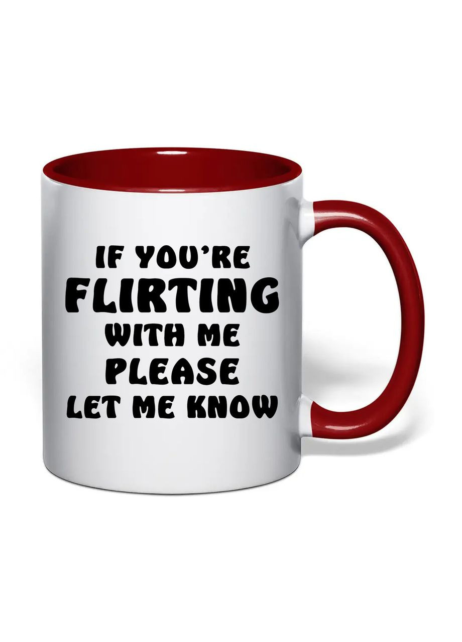 Чашка с печатью "Let me know" 330 мл ( ) (31012) No Brand (362506416)