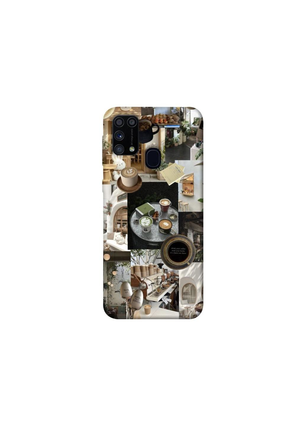 Чехол на Samsung Galaxy M31 Coffee collage ver.4 Frontalka (355327018)
