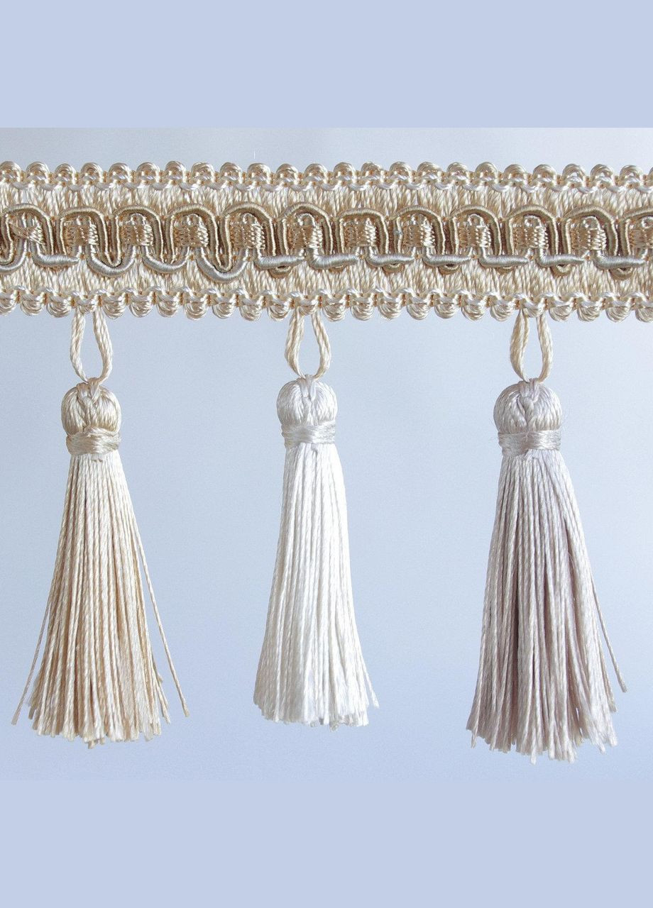 Силіконова скатертина СALIPSO з Бежевою Бахромою 100x80см Calipso (313288219)