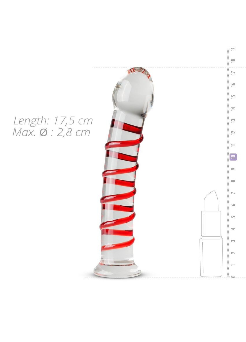 Стеклянный дилдо Glass Dildo No. 15 CherryLove Gildo (282676198)
