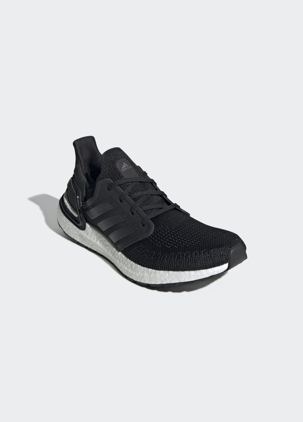 Чорні Літні кросівки для бігу ultraboost 20 adidas