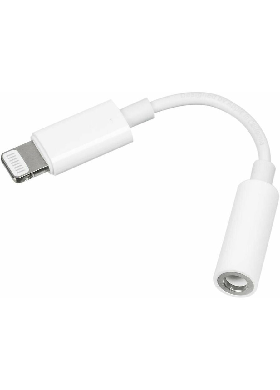 Адаптер Lightning - 3.5 mm (M/F) A1749 White (MMX62) OEM Apple (369723341)