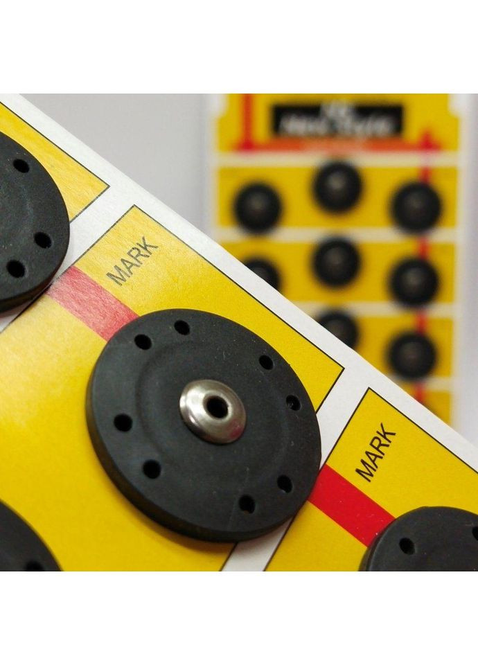 D=25 мм кнопки пластиковые, декоративные для шитья одежды черные. Plus-plus (354794467)