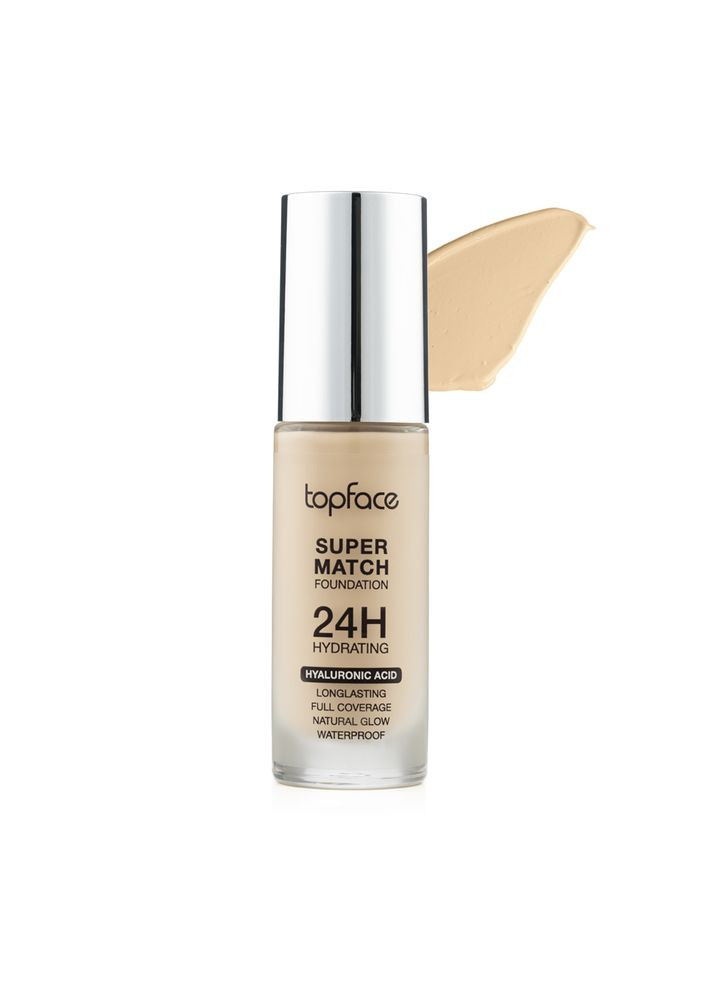Тональний крем Super Match 24H Foundation, 004 - Medium, 30 мл TopFace (323229538)