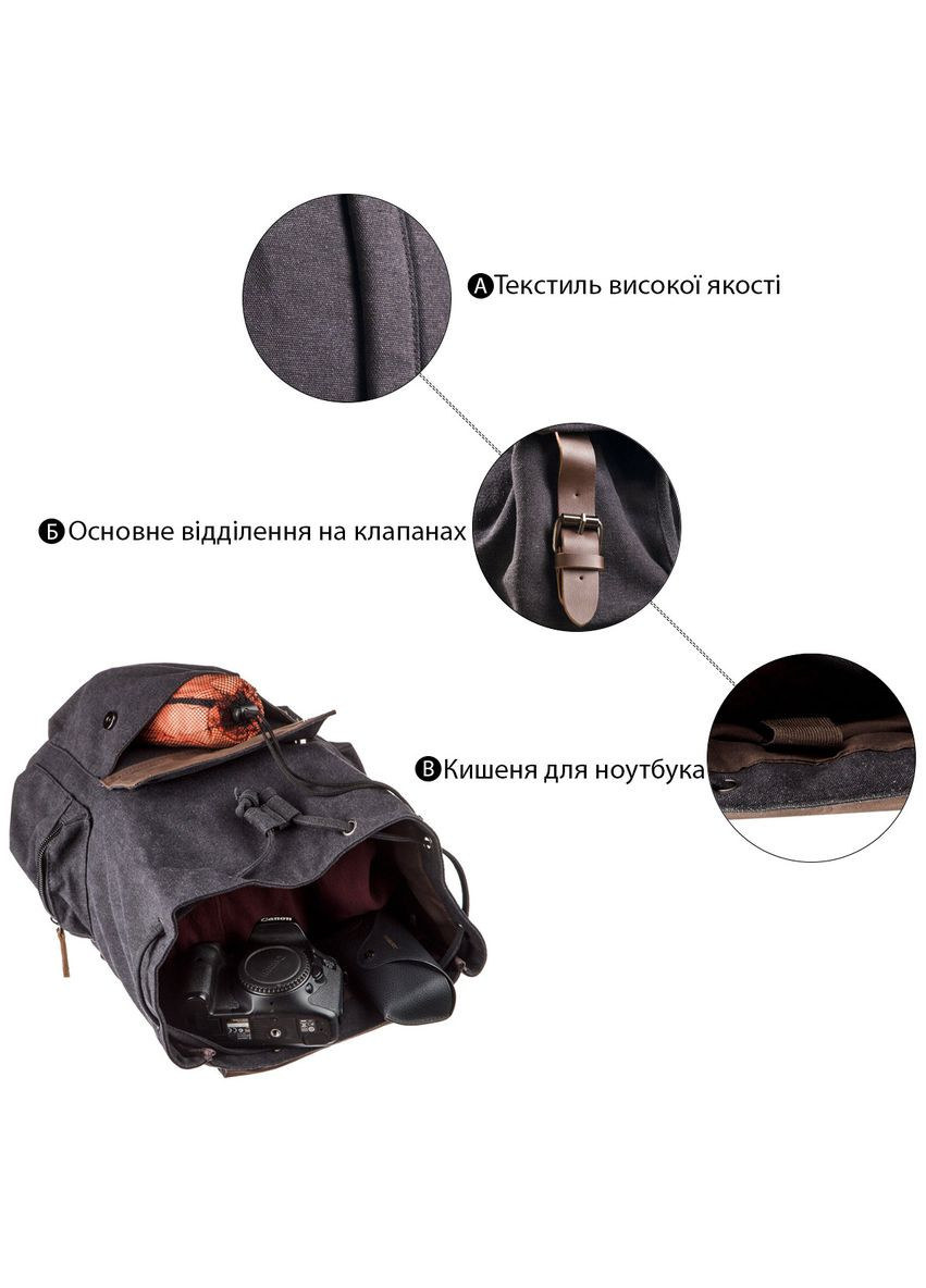 Рюкзак текстильный походный 20135 Vintage (328449898)