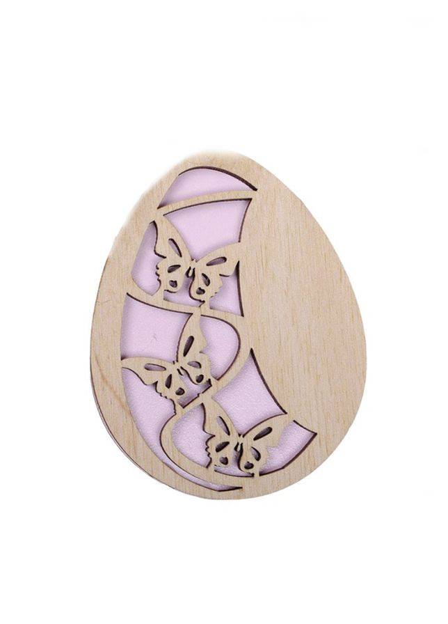 ЗD Подвеска яйцо натуральное с цветными подкладками цвет разноцветный CB-00216656 No Brand (319322296)