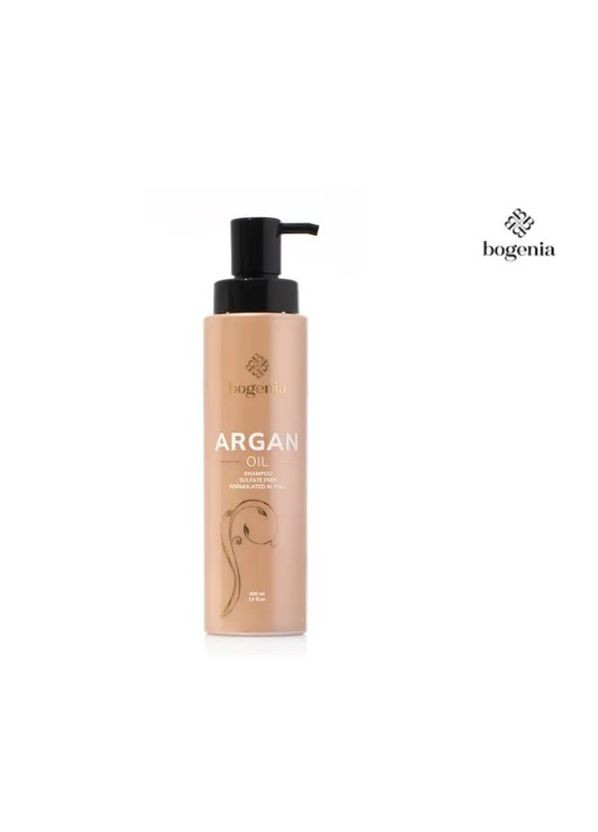 Профессиональный безсульфатный шампунь для волос Argan Oil, 400 мл Bogenia (292735629)
