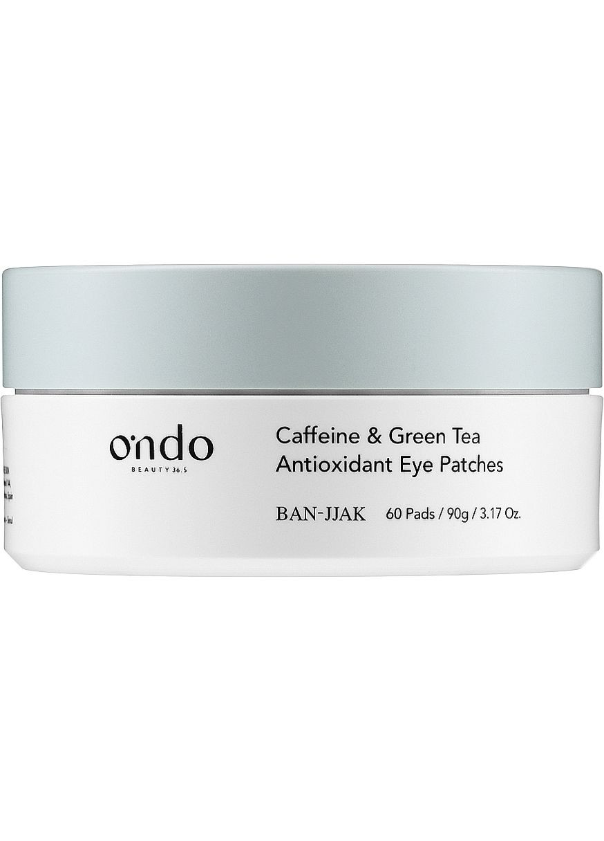 Антиоксидантні патчі для очей з кофеїном і зеленим чаєм Caffeine & Green Tea Antioxidant Eye Patches 60шт (1063681-138999) Ondo Beauty 36.5 (368603495)