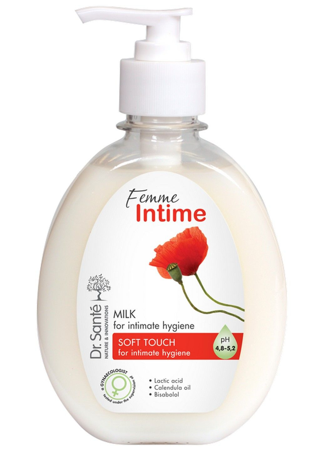Молочко для интимной гигиены «Мягкое прикосновение» Femme Intime 230 мл Dr. Sante (18889207)