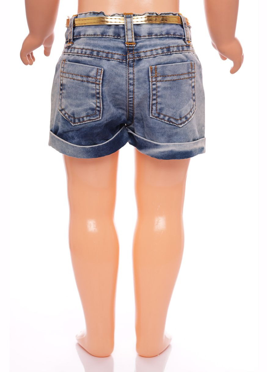 Бежевый летний костюм летний для девочки джинсовый cold бежевый 104 см (30494) BABYKROHA