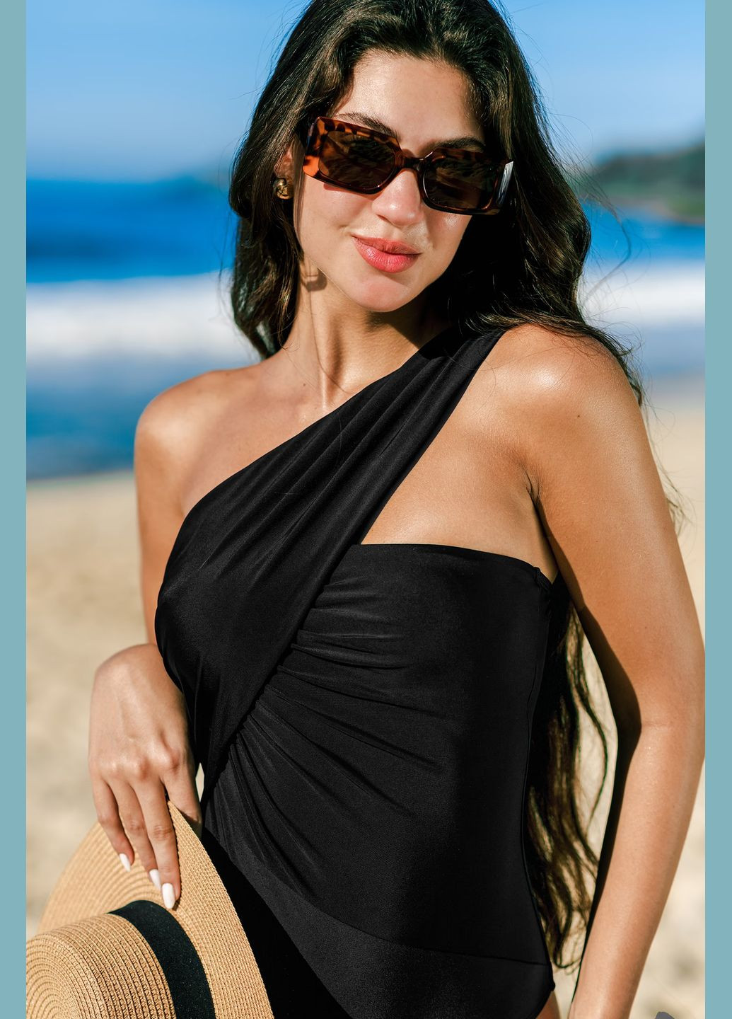 Чорний літній купальник CUPSHE