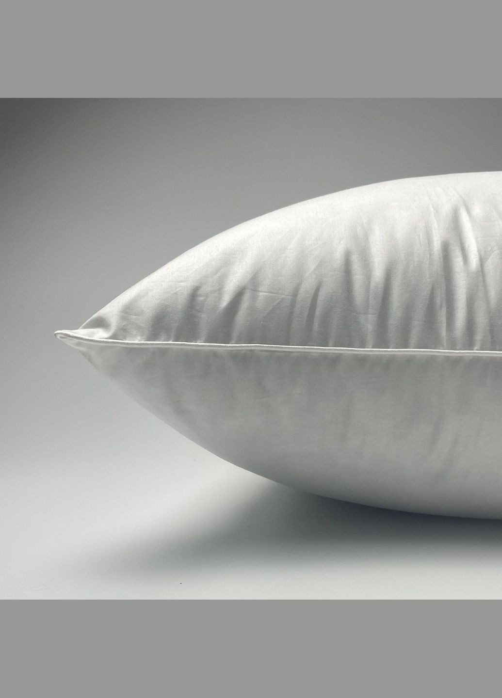 Подушка пухова полегшена з сірим пухом 50х70 см 100% пуху (50701NG) Iglen (282313312)