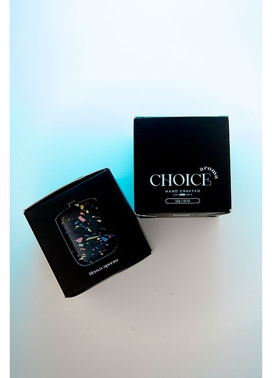 Парфумована свічка "Spicy Love", чорна (міні) Candle 50g (1370844-31339767) Choice Aroma (368865750)