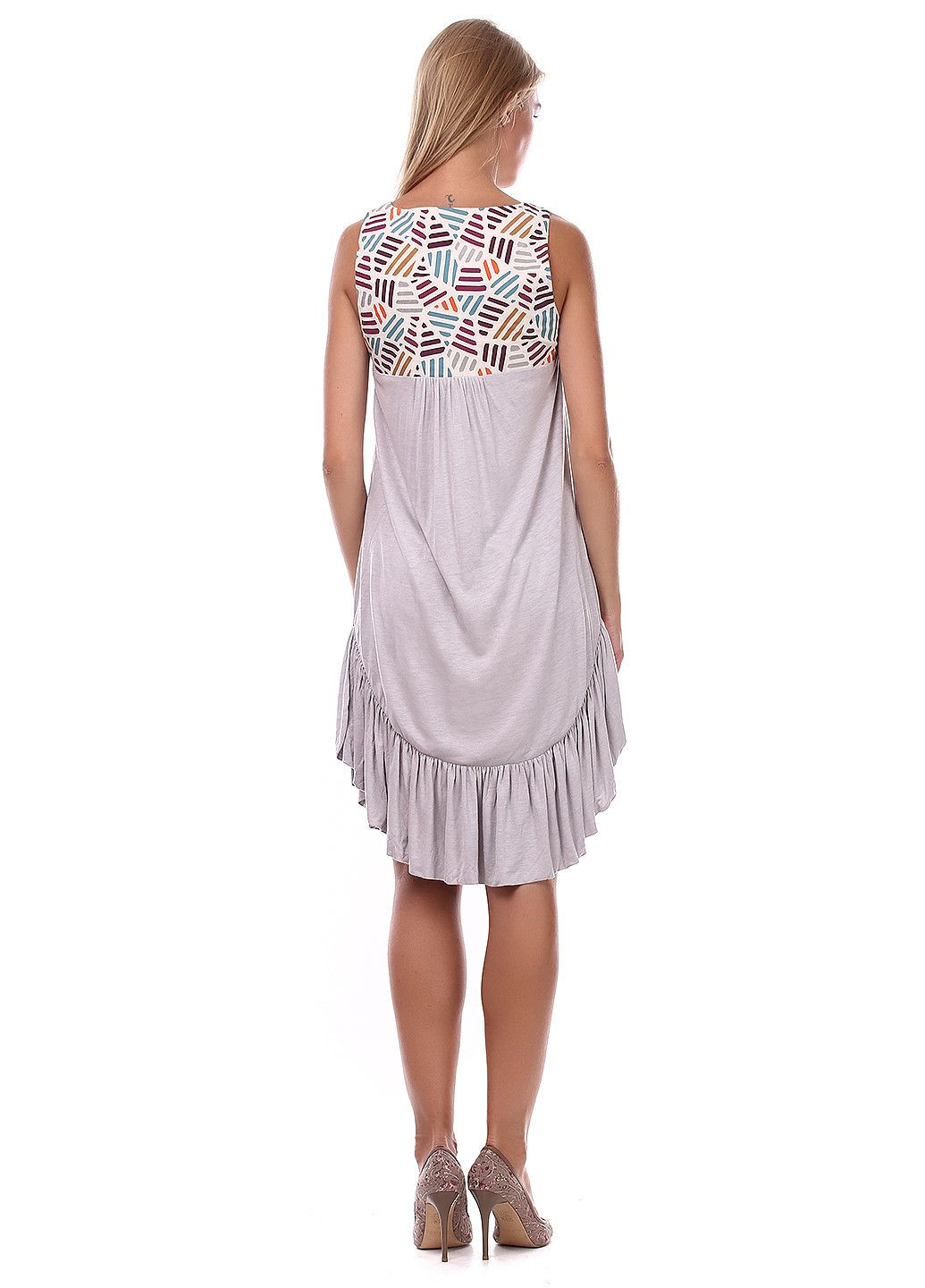 Сіра повсякденний сукня сірий Erotokritos