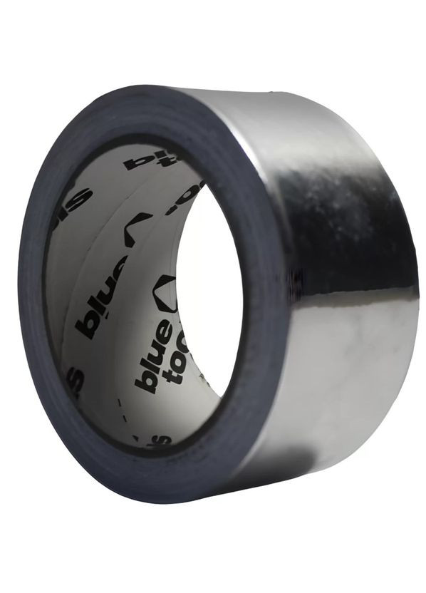 Стрічка алюмінієва (48 мм, 25 м) скотч термостійкий (24789) BLUETOOLS (322062462)