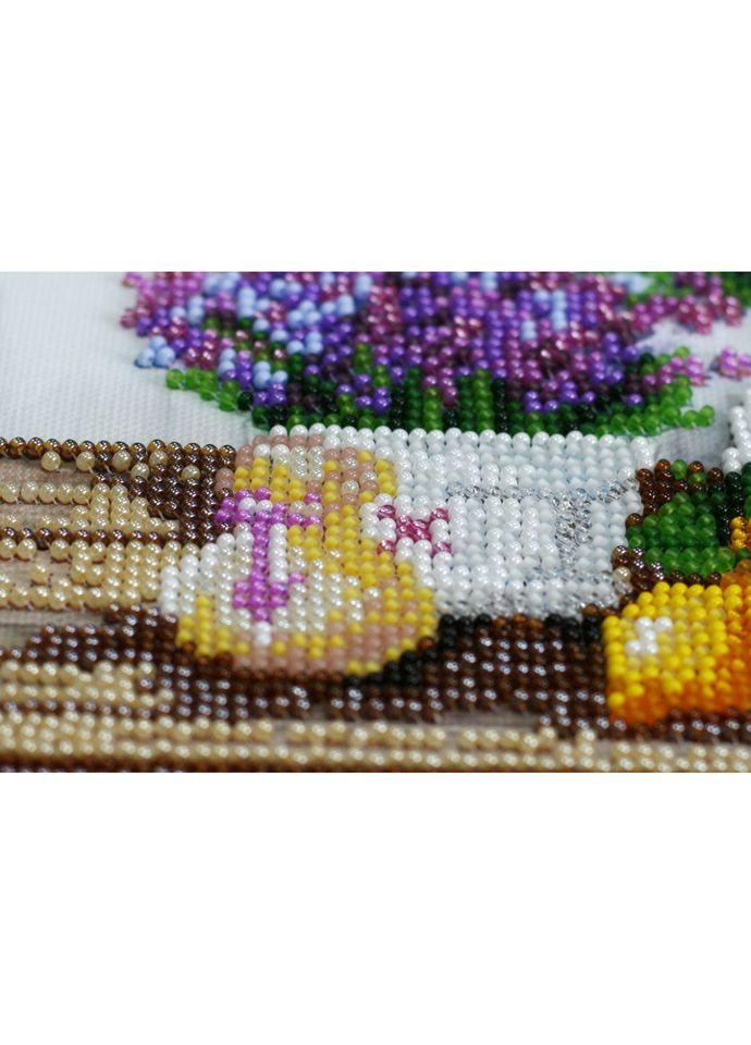 Набір-міді для вишивання бісером "Лаванди аромат" AMB-059 20х20 см Abris Art (305231693)