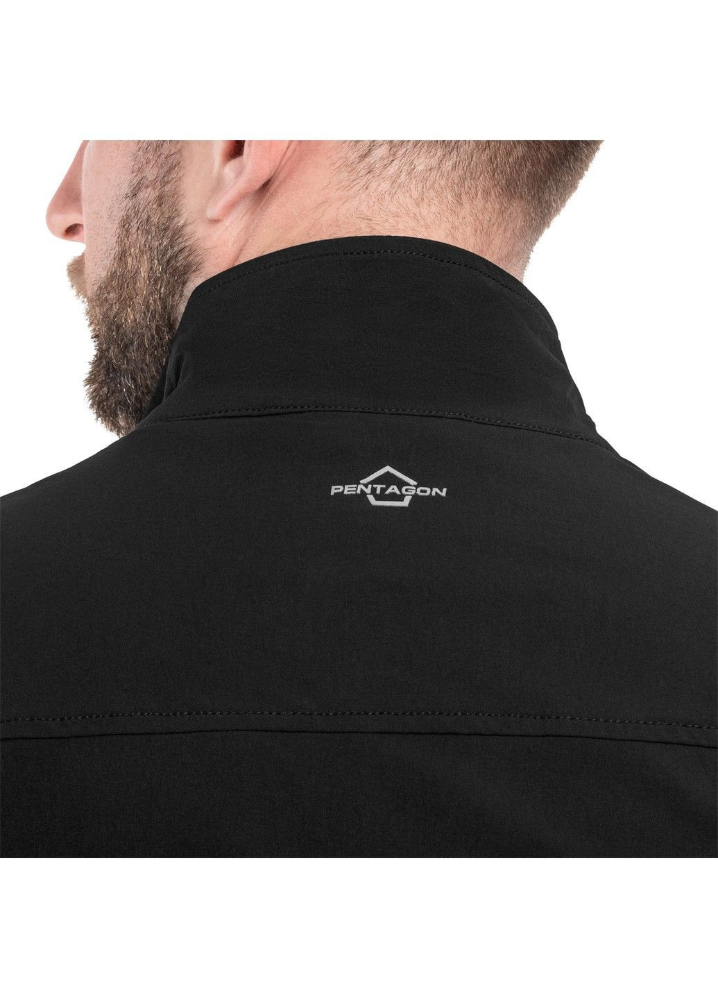 Черная демисезонная куртка pentagon elite light softshell Pentagon Tactical