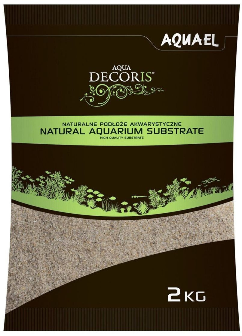 Песок для аквариума 2 кг (0.4-1.2 мм) (5905546309493) Aquael (332880425)