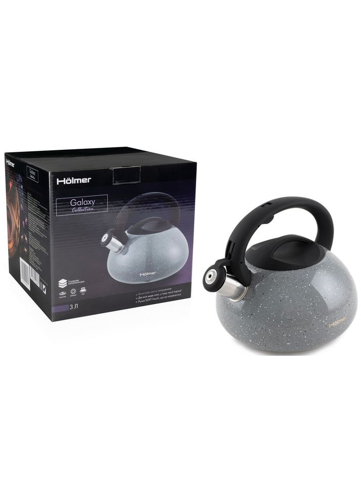 Чайник Hölmer WK-3530-BSSMG Galax 3л Holmer (359475703)