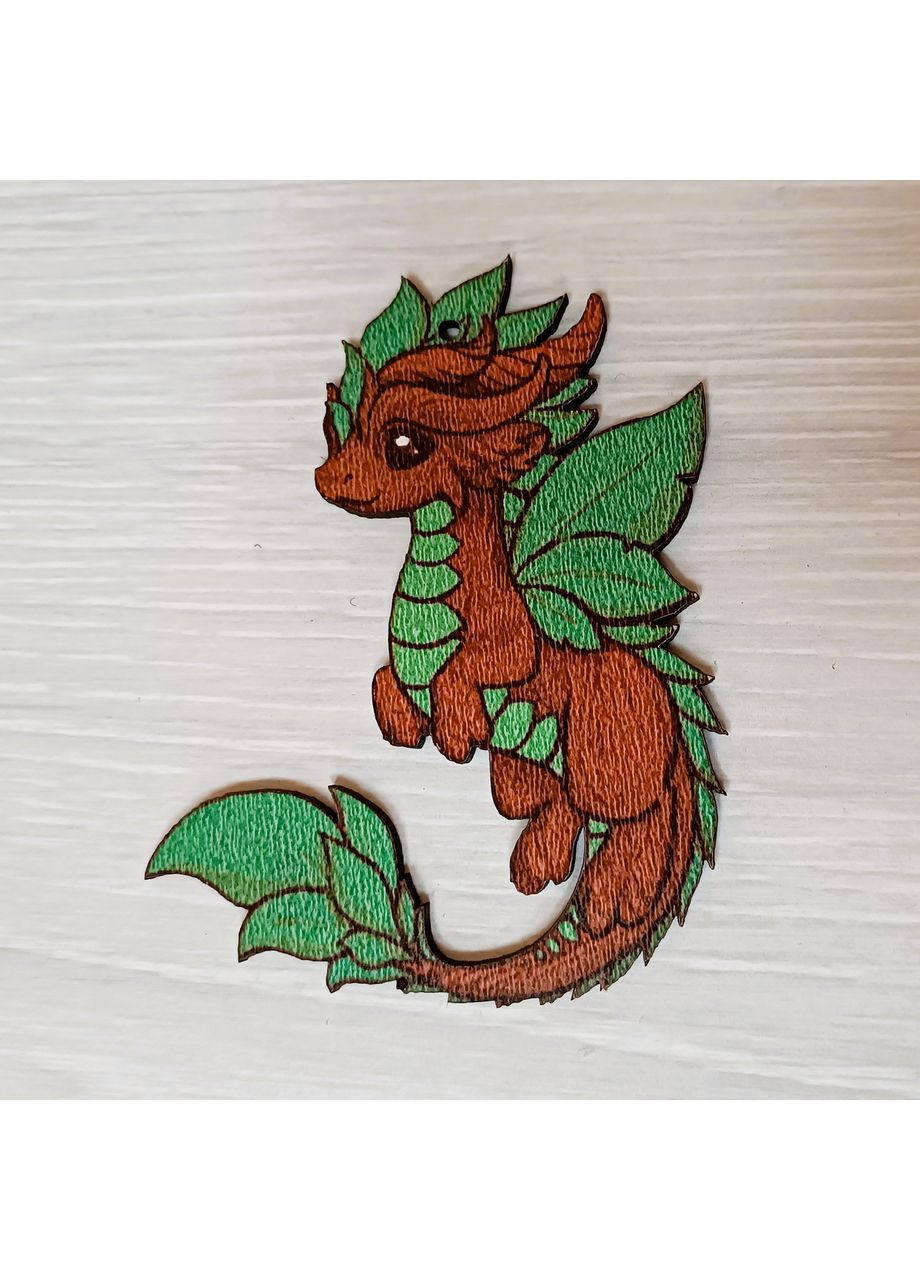 Декоративна іграшка-декор Дракон 10х9 см Різнокольоровий (DN-896) Luxyart (368290340)