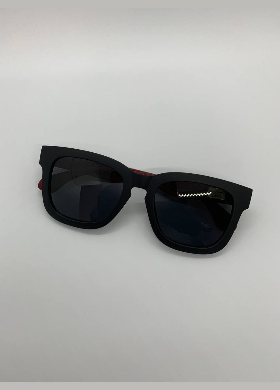 Чоловічі сонцезахисні окуляри з поляризацією та UV400-захистом | Стильні окуляри в чорній оправі No Brand MB1378-2 (341527356)