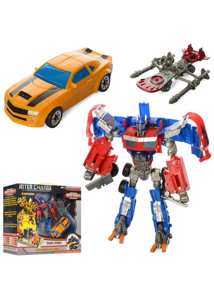 Трансформер Inter Chenge Super Heroes робот с машинкой 21см (4083RB) MFC (364111104)