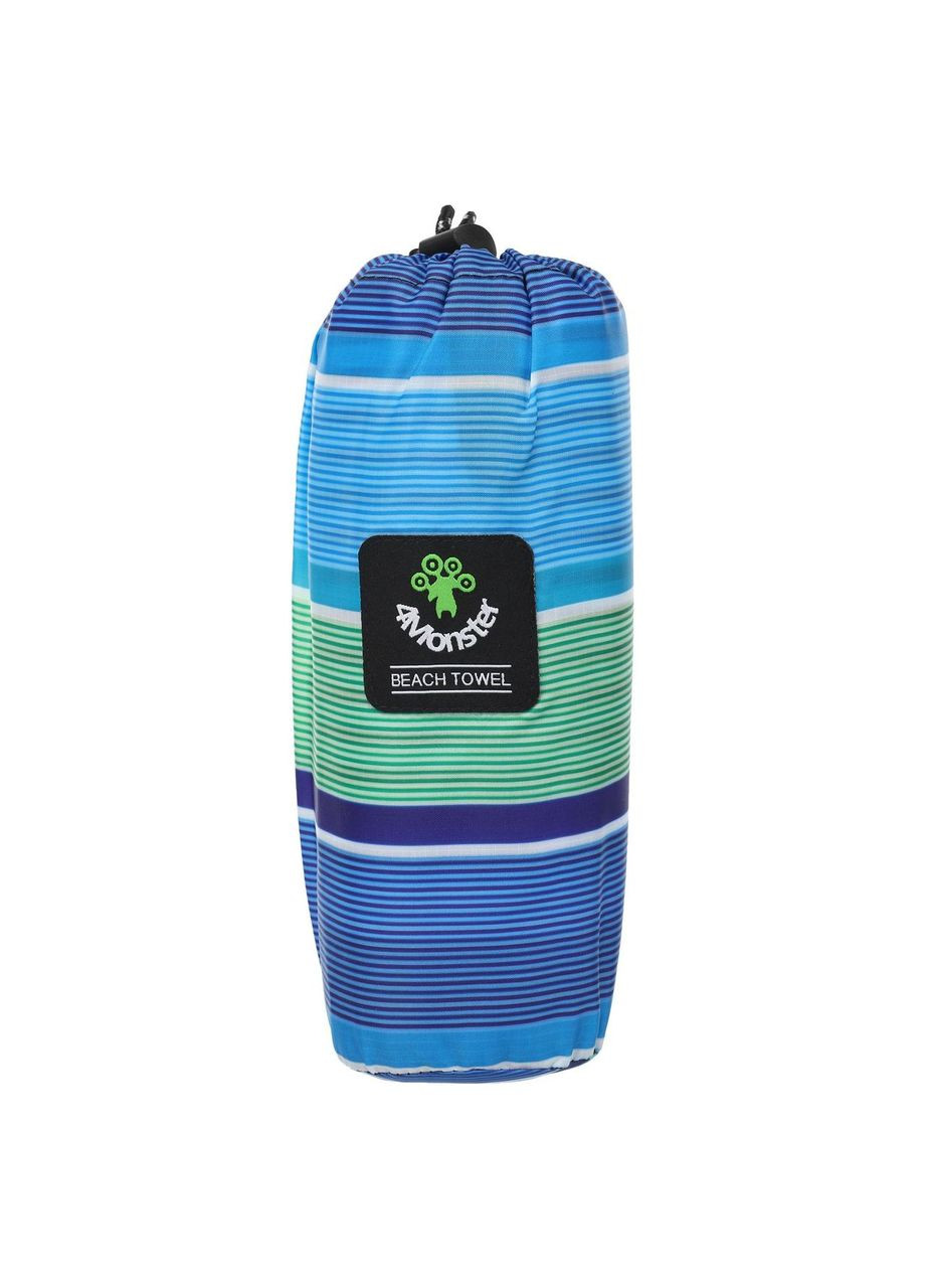Рушник для пляжу RAINDOW BEACH TOWEL T-RST (T-RST_Синий) 4monster синій
