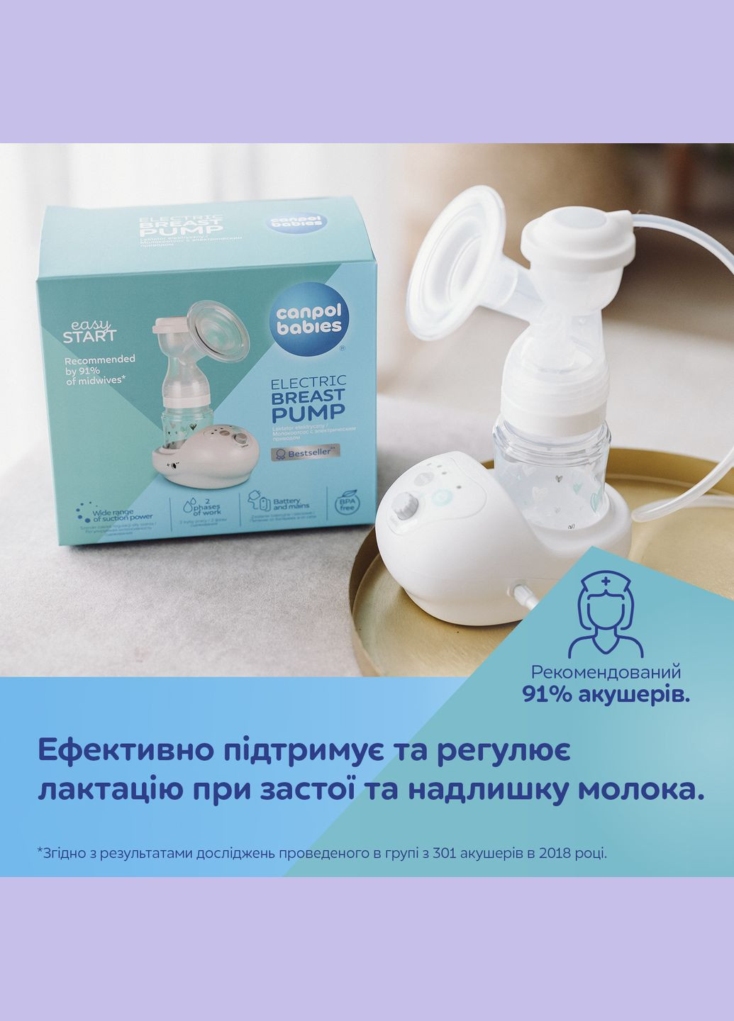 Молокоотсос электрический EasyStart () Canpol Babies 12/215 (328309252)