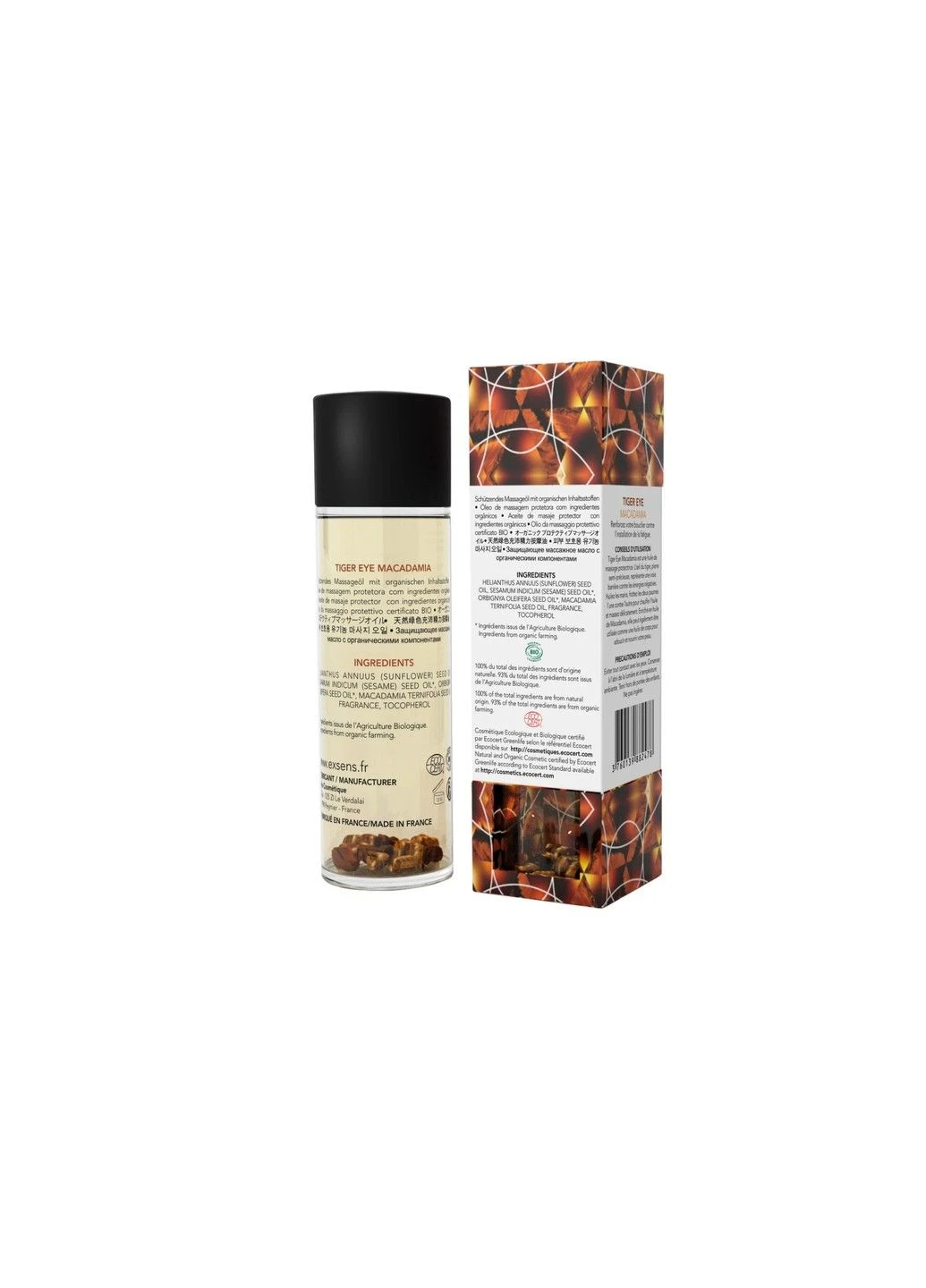 Массажное масло Tiger Eye Macadamia 100мл Exsens (317256882)