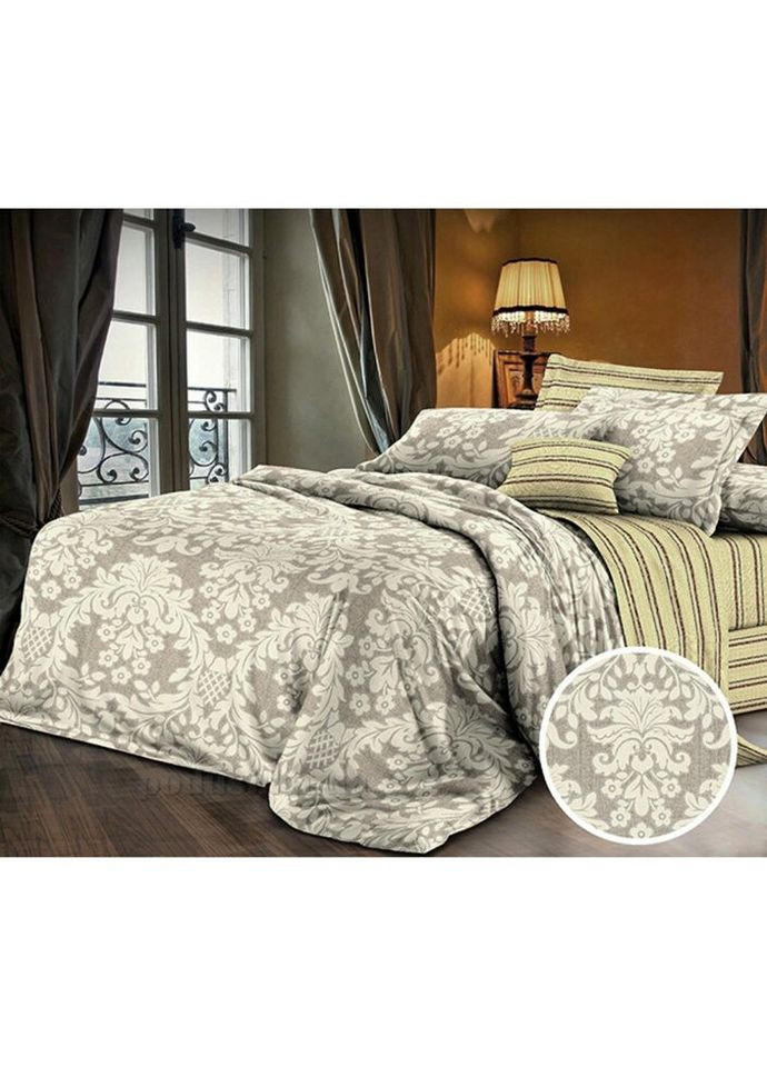 Постельное белье полуторное Сатин Twill 298-1-5 210х143 см Viluta (336328613)