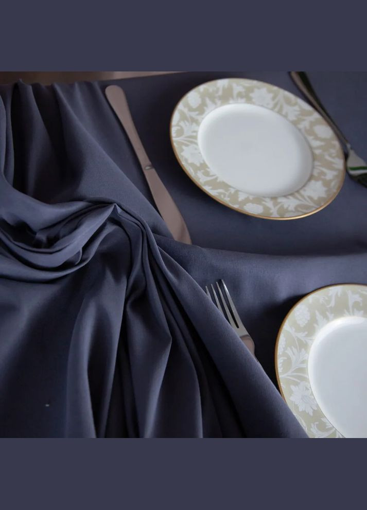 Скатерть Aquastop С-04190_29825 140х180 см темно-серая ТЕП (364769994)