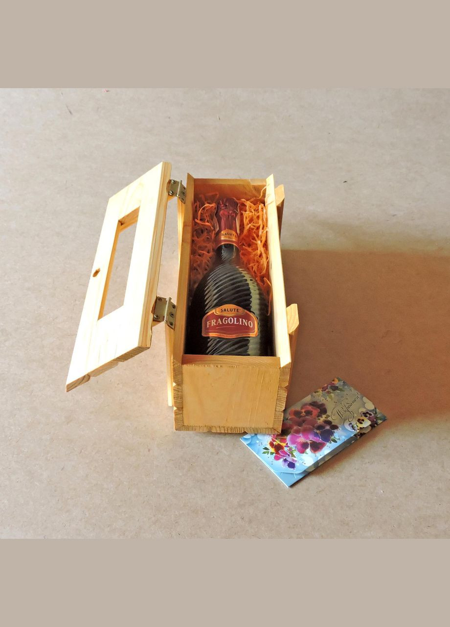 Подарункова коробка з дерева Верона каррі (ПДУ-050103) No Brand (328910935)