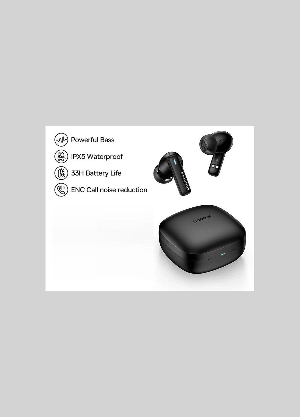 Гарнітура TWS Bowie E19 black Baseus (322701332)