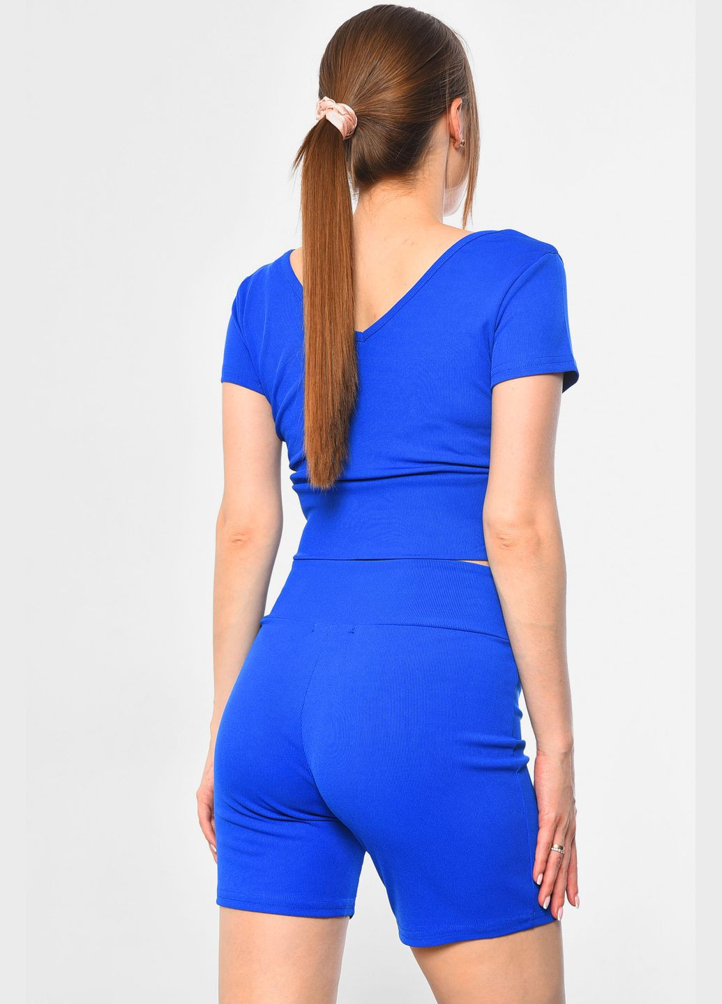 Костюм женский синего цвета Let's Shop (296551761)