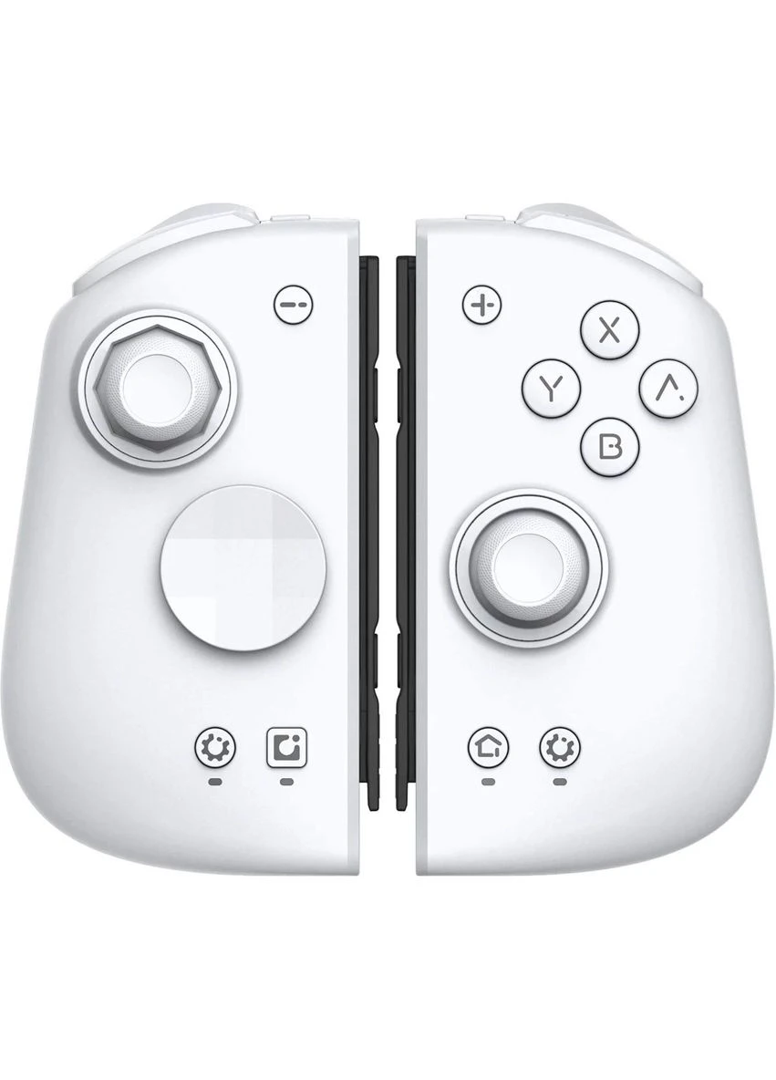 Геймпад M6 HD Controller Pro Joy-Сons + White для Nintendo Switch (L и R геймпад) [114679] Mobapad (399254340)