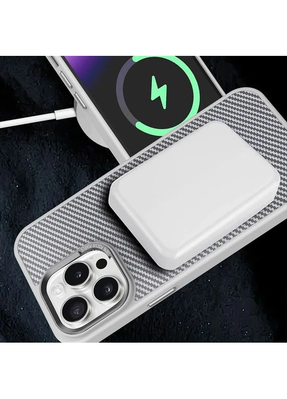 Чехол накладка Carbon Mirage с MagSafe для Apple iPhone 16 Pro TPU + PC серый 6.3" No Brand (402060704)