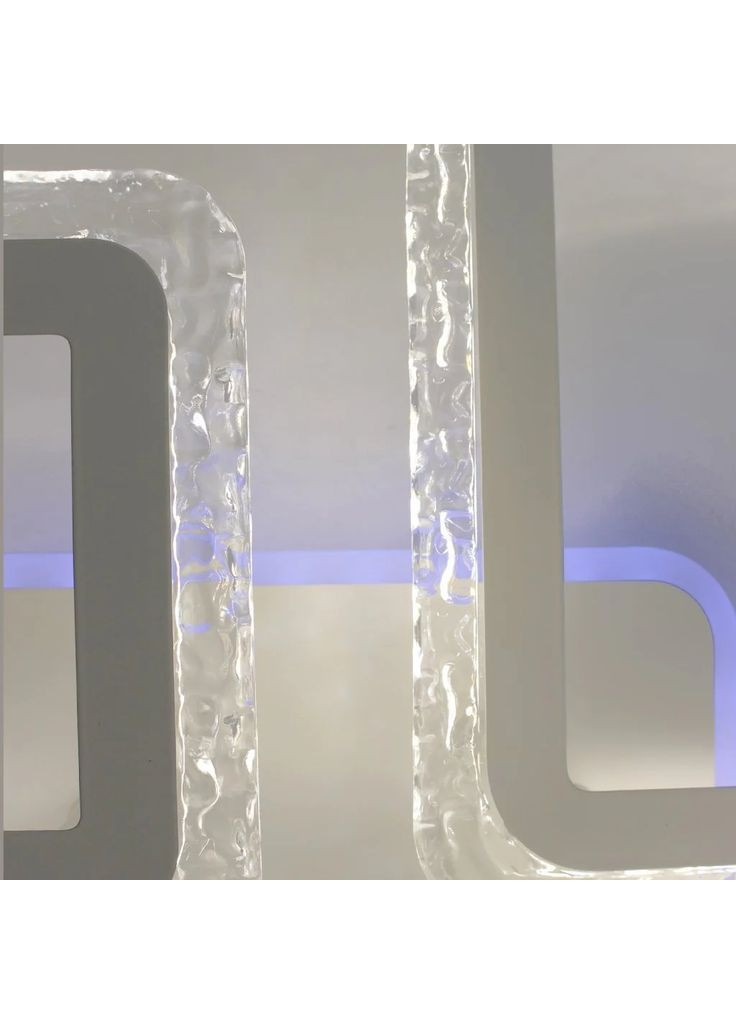 Керована світлодіодна люстра OVAL ICE RGB 75W 5S-APP-725x500x93-WHITE/CLEAR-220-IP20 ESLLSE (360880402)