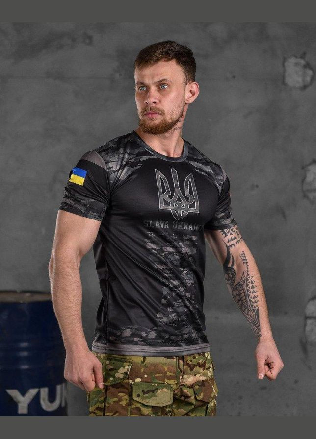 Тактическая потоотводящая футболка Slava Ukraini ВТ6619 XL No Brand (286380062)