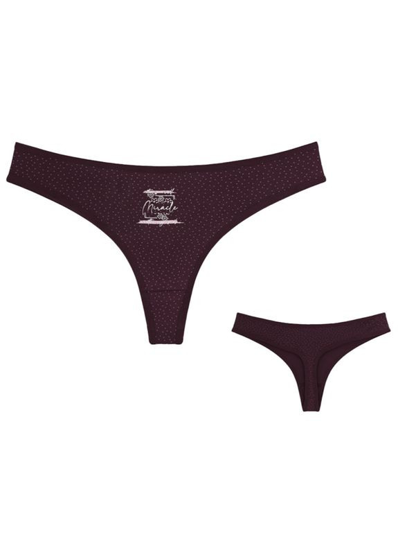 Жіночі стрінги з принтом MIRACLE Donella Танга (313234339)